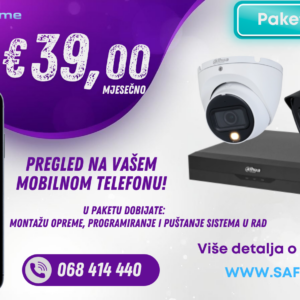 🔒 Paket video nadzora SafeMax Paket Max 1